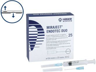 Miraject Endotec DUO Luer - jehly 0,3x25mm, 25ks