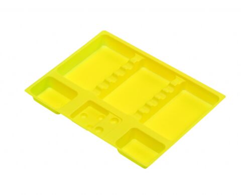 Tácek plastový 18x14cm, 400ks žlutý