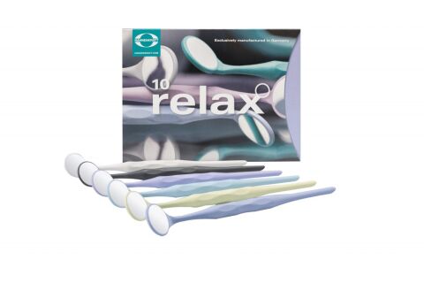 Zrcátka Relax Rhodium č.4 sortiment, 10ks