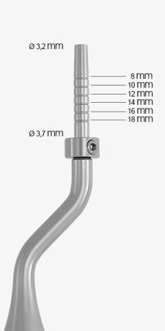 OSTEOTOME CONCAVE ZAHNUTÝ 3,7MM