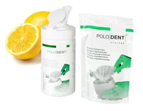 POLODENT dezinfekční ubrousky citron