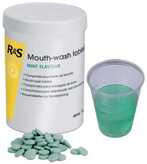 Mouthwash Tablets, 1000ks mint (zelené)