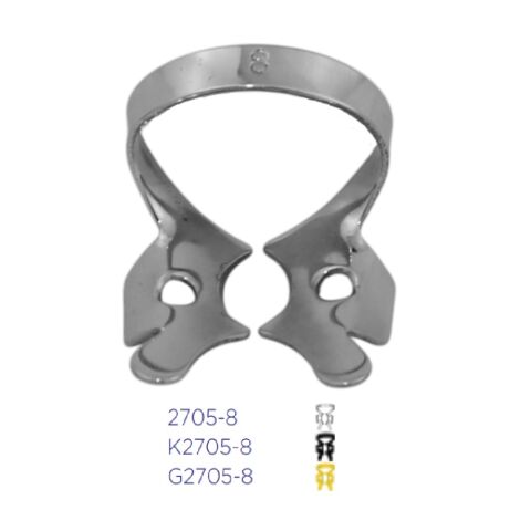 Kofferdamová spona 8 - horní molar
