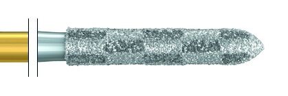 Strukturovaný diamant torpédo D19mm 018, S5879