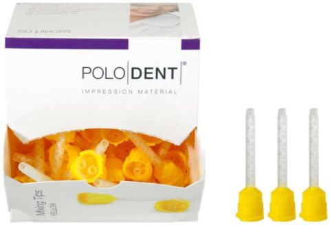 POLODENT míchací kanyly žluté