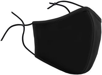 Ochranné masky bavlněné, 2ks černé