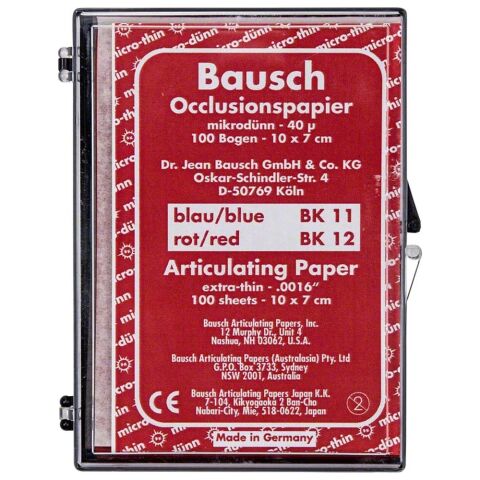 Artikulační pauzovací papír BK12 100x70mm