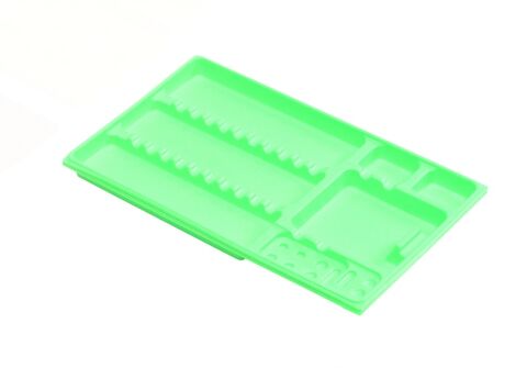 Tácek plastový 18x14cm, 400ks zelený