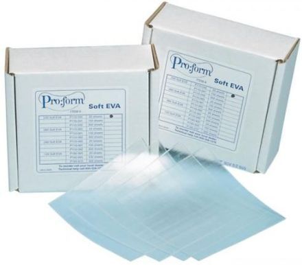 Soft Eva - termofólie, 25ks transparent 0,6mm