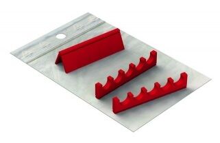 Silikonový držák pro 5 nástrojů, červený