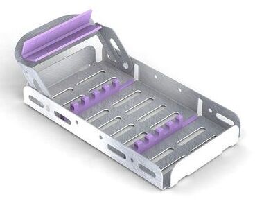 Nerezový tác EASY TRAY 18x10cm, fialový