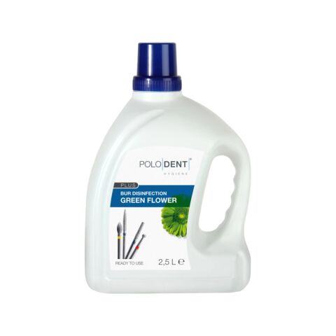 POLODENT PLUS dezinfekce rotač.nástr. Green Flower