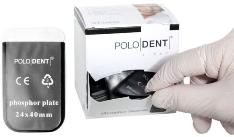 POLODENT návleky paměťových fólií č. 1 bez rámečku