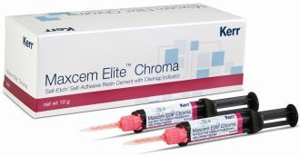 Maxcem Elite Chroma Refill - cement, 2x5g žlutá