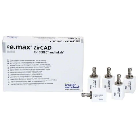 IPS e.max ZirCAD bloky C17 LT A2, 5ks