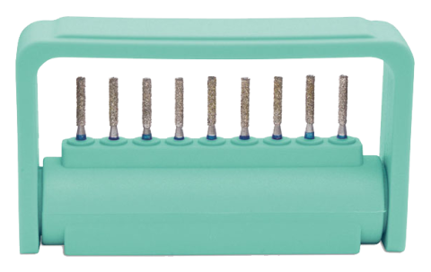 Stojánek na 9 vrtáčků, zelený