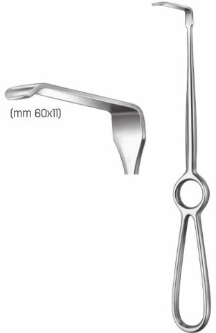 Hák Langenbeck velký 60x11mm