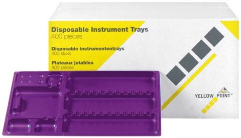 YELLOW POINT Tácky plastové 28 x 18 cm levandulové