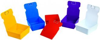 Box s víkem na modely, 10ks červený