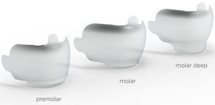 QuickmatFIT anatomické matrice Molar Deep 0,04 mm