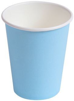 Kelímky papírové 180ml, sv.modré 100ks