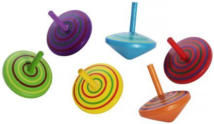 Dřevěná točící káča, 40ks