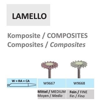Lamello Komposite - leštící guma jemná
