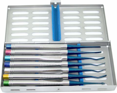 Elevátor luxátor kompletní set vč. kazety