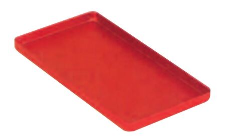 xxxMINI ALUMINIUM TRAY ČERVENÝ - výprodej