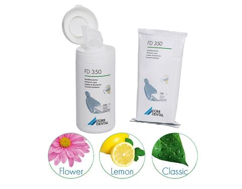 FD 350 - dezinfekční ubrousky, dóza 110ks