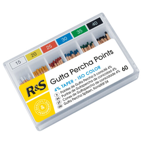 Guttaperčové čepy R&S 6%, 60ks