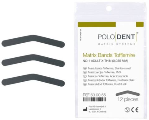 Matrix Bands Tofflemire No. 1 Adult X-Thin 0,035 m