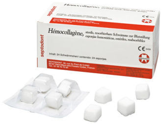 Hemocollagene - hemostatické houby, 24ks