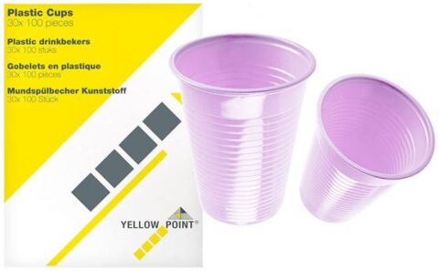 YELLOW POINT plast. kelímky levandule,150ml-3000ks