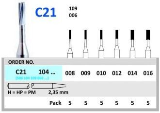 HORICO tvrdokovový vrták - válec 1,2mm