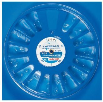 Korunky transparentní laterální 32ks