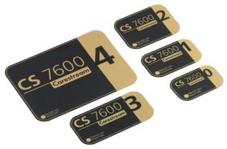 Carestream CS7600 paměťové fólie č. 4