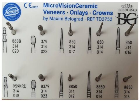 Mastering Preparation Set Venners, Onlay, Crown