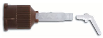Míchací kanyly hnědé s intraorálními špičkami 50ks