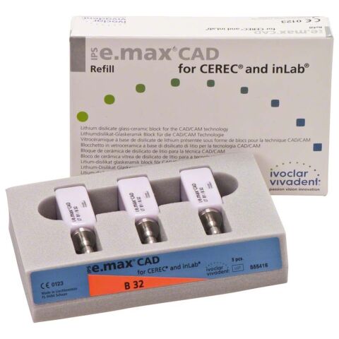 IPS e.max CAD bloky B1 B32 LT, 3ks