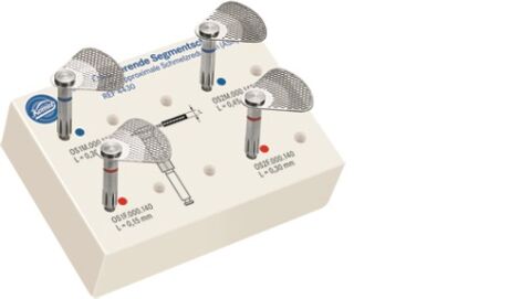 Set diamant disk strip