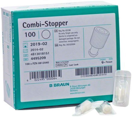 Combi-Stopper - uzávěry, 100ks bílé