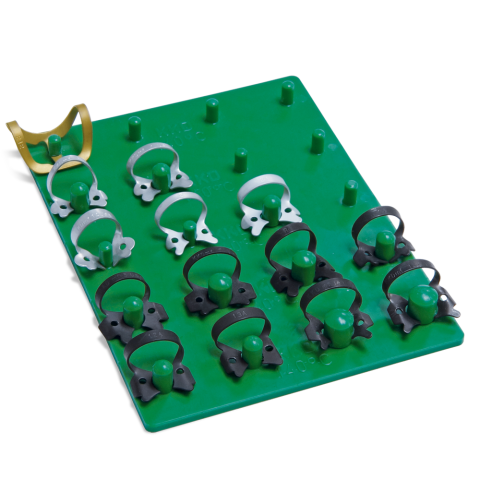 KKD TriColor kofferdam spony, sortiment