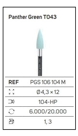 Panther Green Torpedo T043