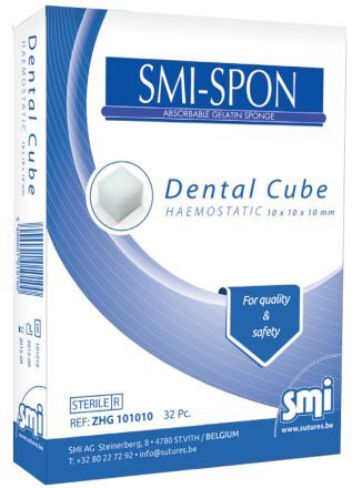SMI-Spon Dental Cube 10 x 10 x 10 mm