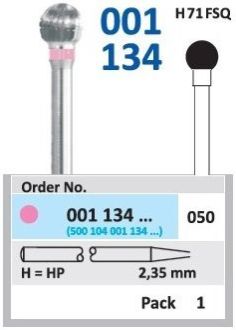 HORICO tvrdokovová fréza - kulička 5,0mm