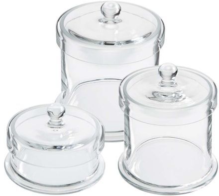 Nádoba na vatové produkty, 120x120mm