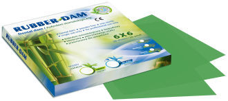 Rubber-Dam Medium Mint 36ks zelený