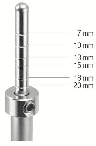 OSTEOTOME CONVEX ZAHNUTÝ 2,7MM