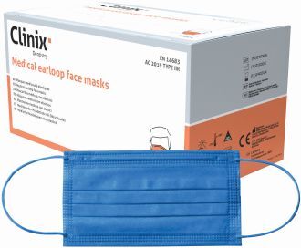 Clinix - ústenky s gumičkou, 50ks modré